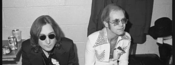 Elton John nos anos 80, autor da música “Empty Garden”, homenagem a John Lennon