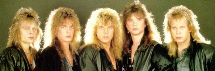 Banda Europe durante a era do álbum The Final Countdown, lançado em 1986
