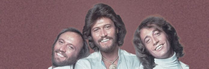Bee Gees na época do sucesso “How Deep Is Your Love”