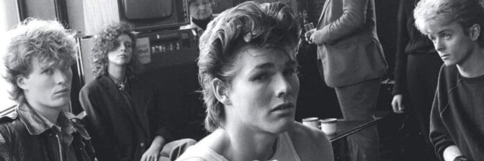 a-ha em 1985 durante a fase do álbum Hunting High and Low