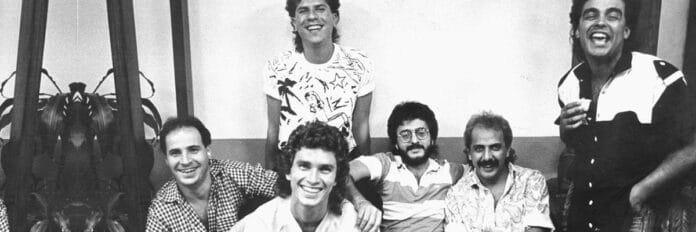 Os integrantes do grupo Roupa Nova no início da carreira em 1981.