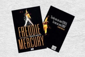 Biografia Freddie Mercury – Curadoria Eu Vivo no Repeat Capa do livro Freddie Mercury: A Biografia Definitiva, que revela os bastidores da vida do icónico vocalista dos Queen.