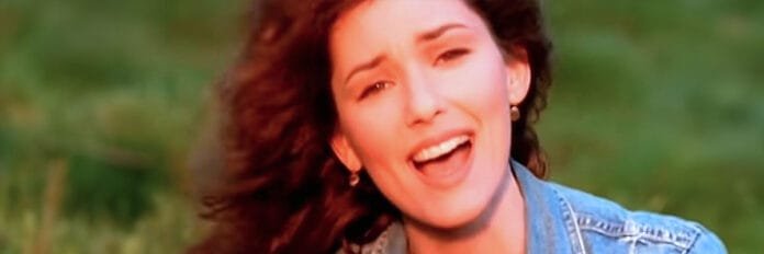 Shania Twain em still do clipe de 