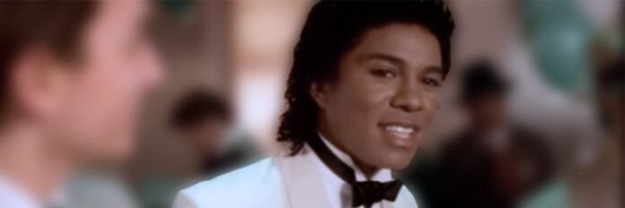 Jermaine Jackson em 1984 durante a divulgação do single 