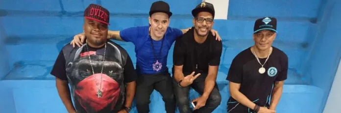 Sampa Crew, com sua formação clássica, em foto promocional