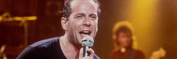 Bruce Willis em 1987, ano do álbum The Return of Bruno